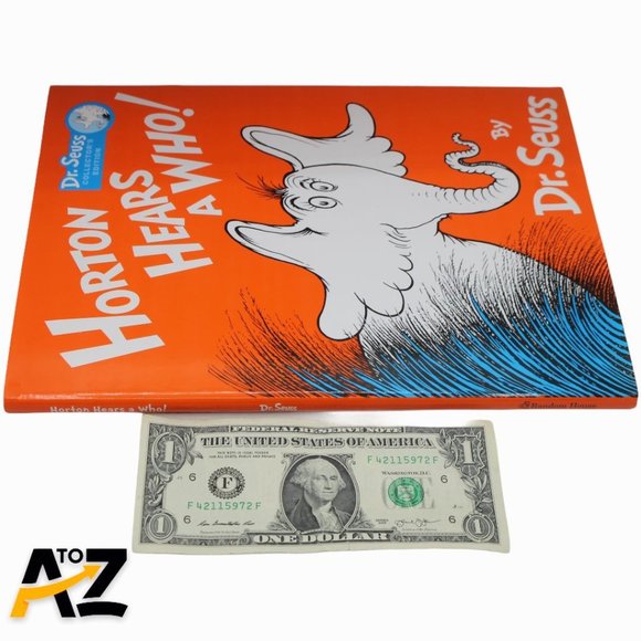 DR. SEUSS HORTON HEARS A WHO HARDCOVER BOOK W/ DUST JACKET - Picture 4 of 13